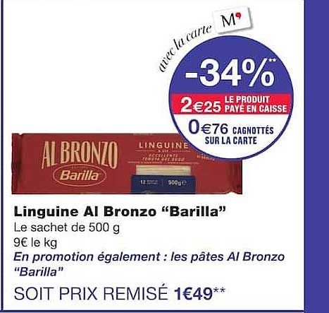 Linguine Al Bronzo “Barilla”