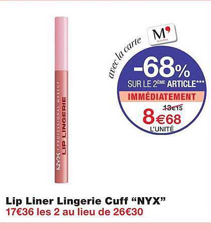 Lip Liner Lingerie Cuff “NYX”