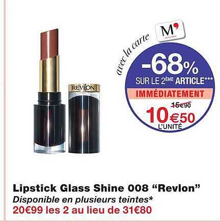 Lipstick Glass Shine 008 “Revlon”