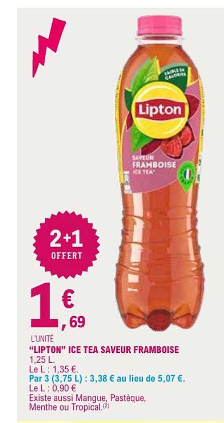 LIPTON ICE TEA SAVEUR FRAMBOISE