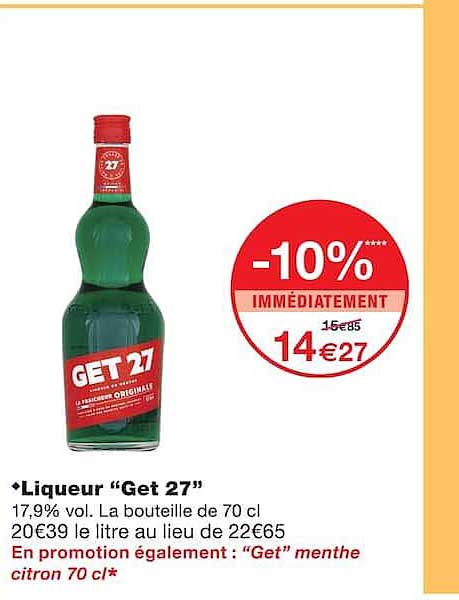 Liqueur “Get 27”