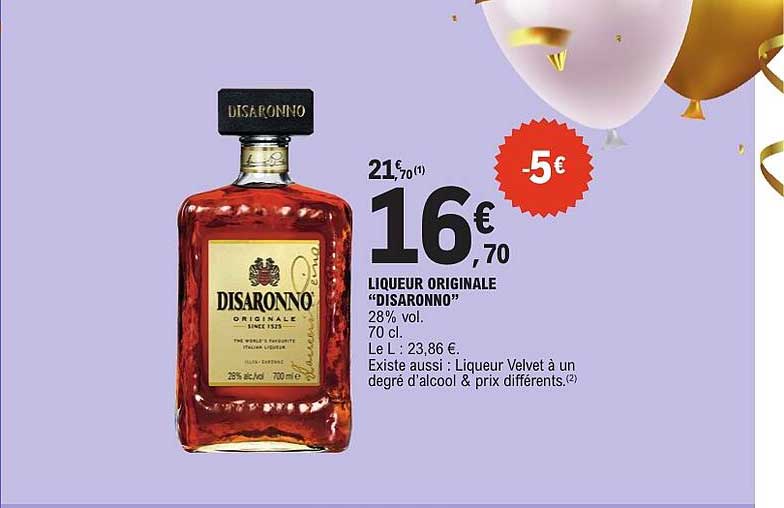 LIQUEUR ORIGINALE "DISARONNO"