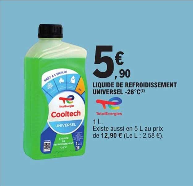LIQUIDE DE REFROIDISSEMENT UNIVERSEL -26°C(3)
