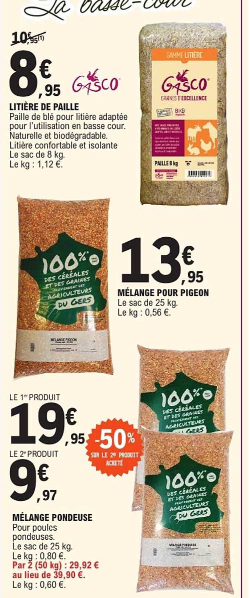 LITIÈRE DE PAILLE