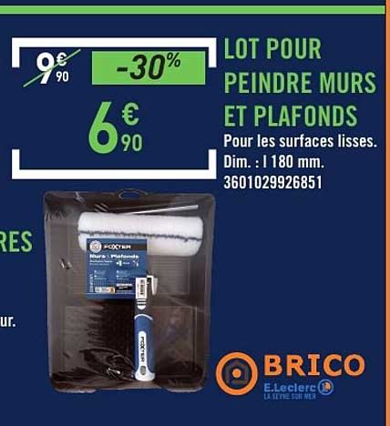 LOT POUR PEINDRE MURS ET PLAFONDS