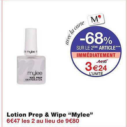 Lotion Prep & Wipe “Mylee”