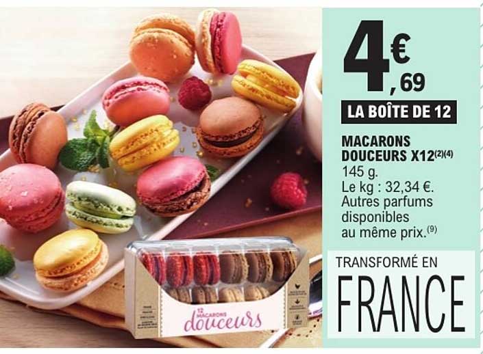 MACARONS DOUCEURS X12