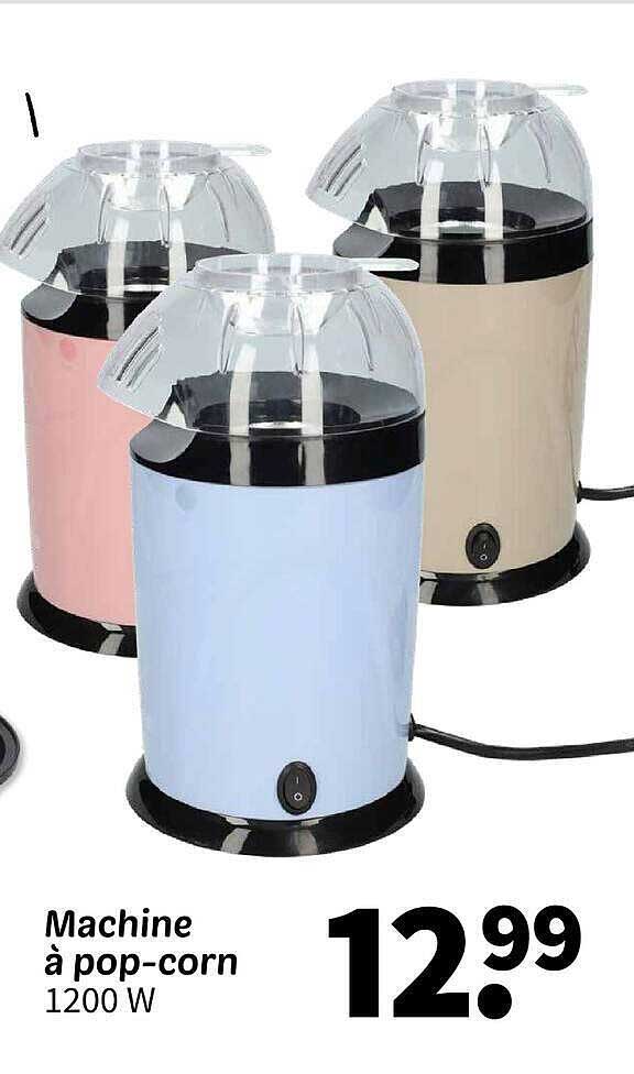 Machine à pop-corn 1200 W