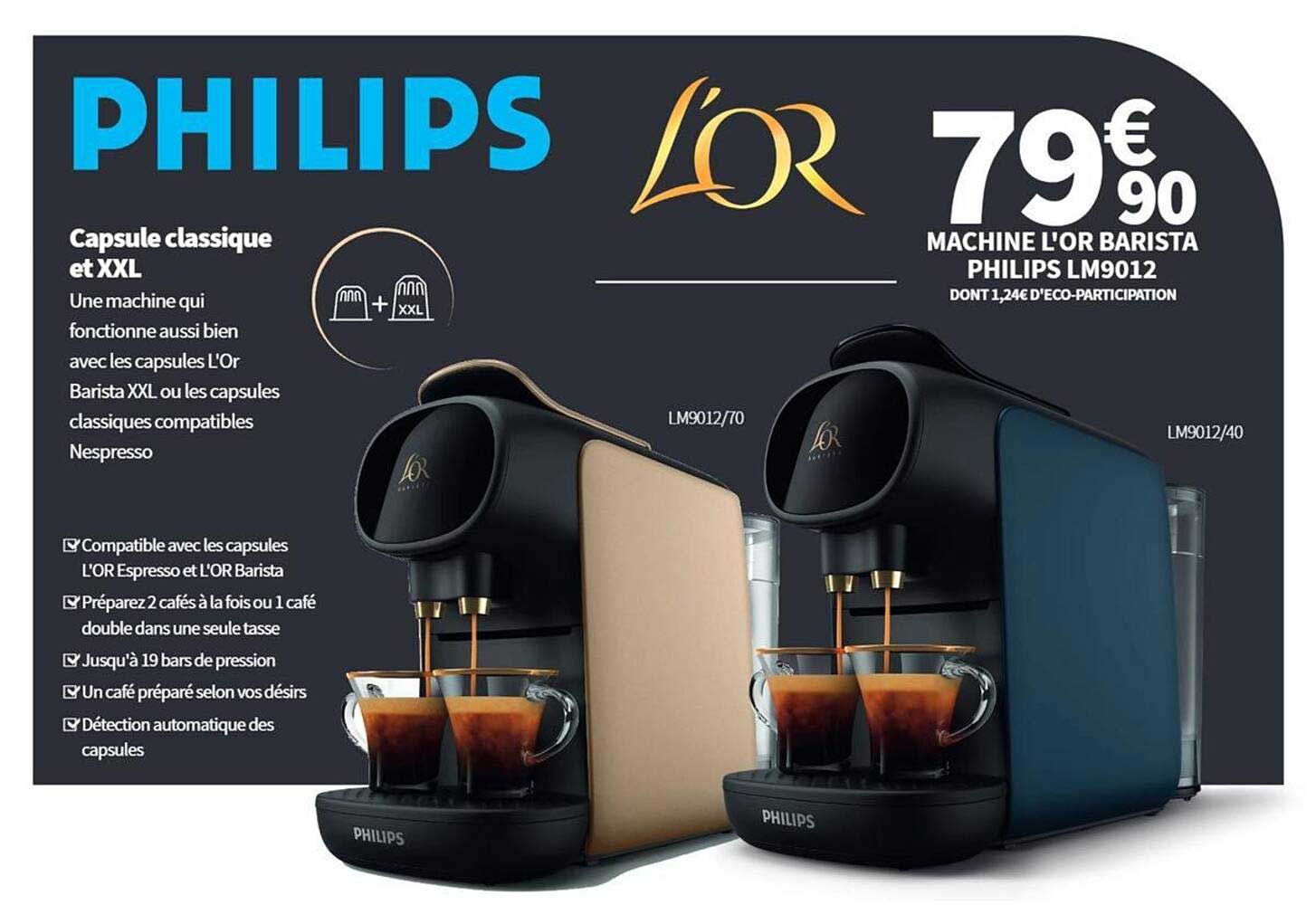 MACHINE L'OR BARISTA PHILIPS LM9012