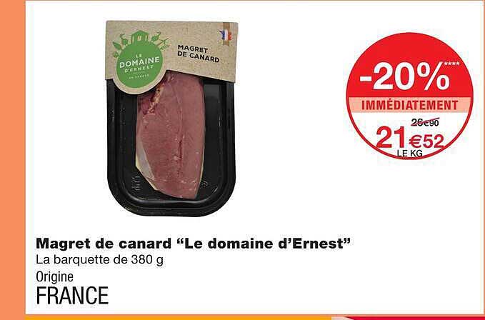 Magret de canard “Le domaine d’Ernest”