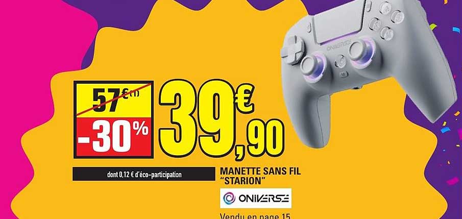 MANETTE SANS FIL "STARION"