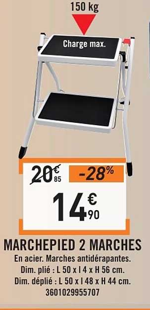 MARCHEPIED 2 MARCHES
