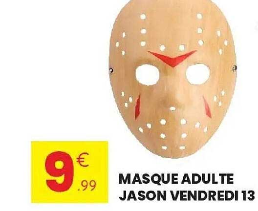 MASQUE ADULTE JASON VENDREDI 13