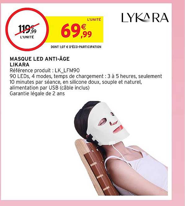 MASQUE LED ANTI-ÂGE LIKARA