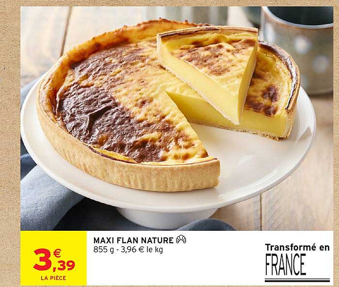MAXI FLAN NATURE