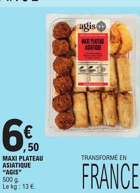 MAXI PLATEAU ASIATIQUE “AGIS”