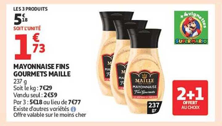 MAYONNAISE FINS GOURMETS MAILLE