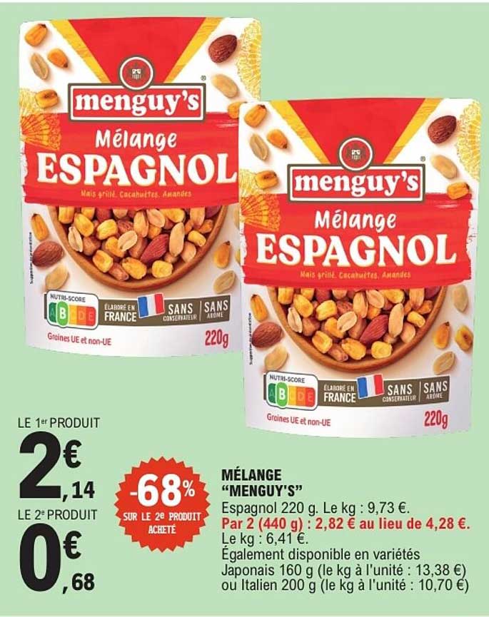 MÉLANGE “MENGUY’S” Espagnol 220 g