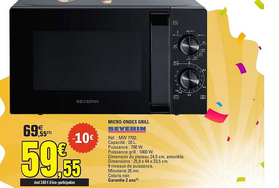 MICRO-ONDES GRILL SEVERIN