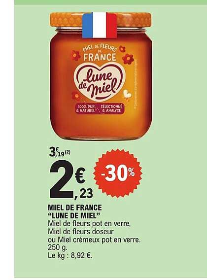 MIEL DE FRANCE "LUNE DE MIEL"