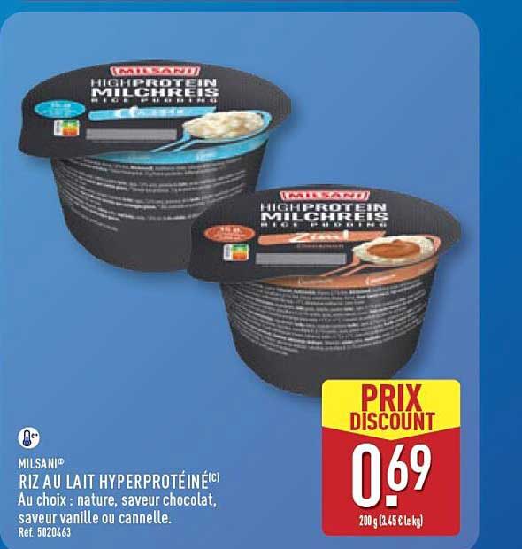 MILSANI® RIZ AU LAIT HYPERPROTÉINÉ