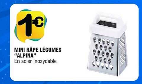 MINI RÂPE LÉGUMES “ALPINA”
