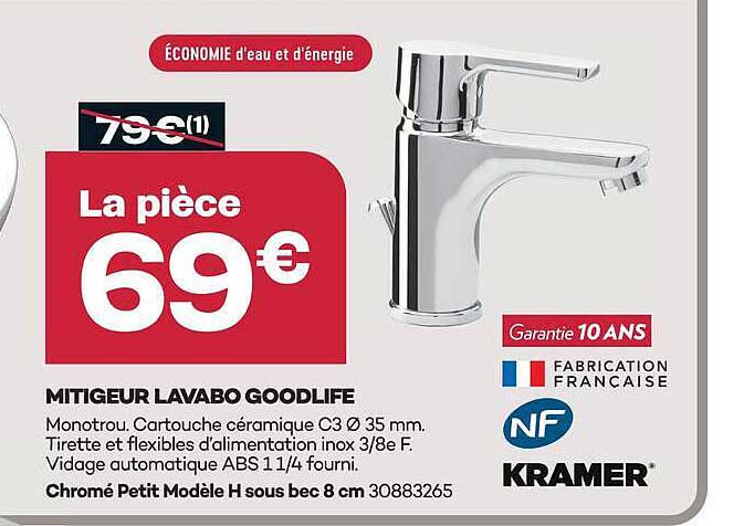 MITIGEUR LAVABO GOODLIFE
