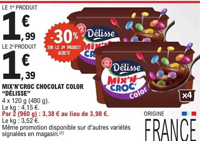 MIX'N'CROC CHOCOLAT COLOR "DÉLISSE"