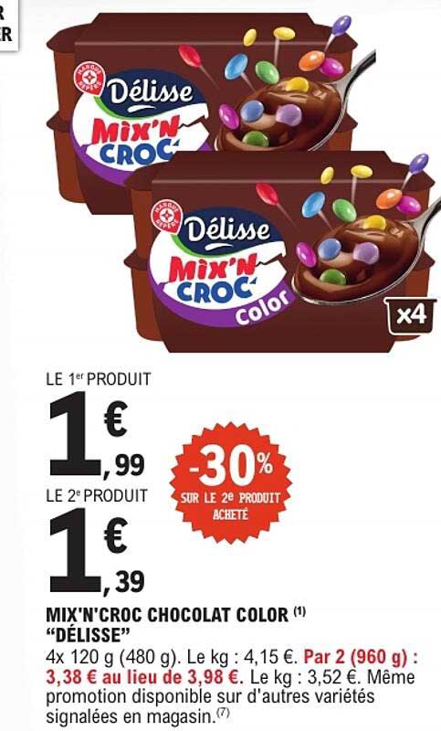 MIX'N'CROC CHOCOLAT COLOR "DÉLISSE"