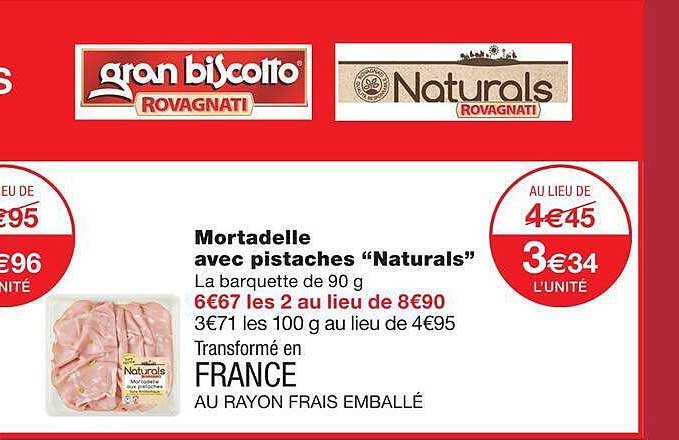 Mortadelle avec pistaches “Naturals”