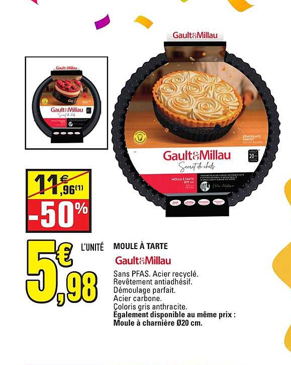MOULE À TARTE Gaul't&Millau