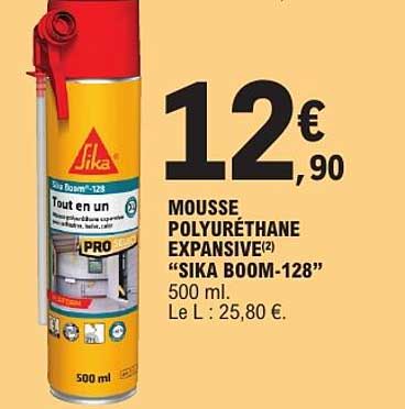 MOUSSE POLYURÉTHANE EXPANSIVE(2) “SIKA BOOM-128” 500 ml.