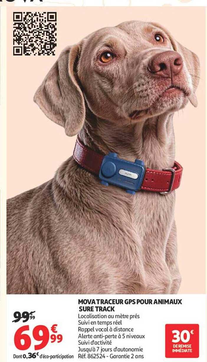 MOVA TRACEUR GPS POUR ANIMAUX SURE TRACK