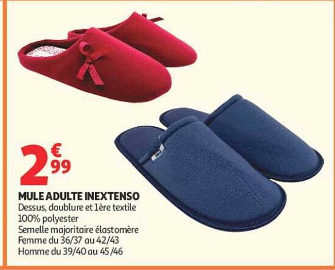 MULE ADULTE INEXTENSO