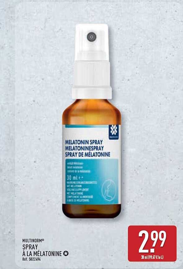 MULTINORM® SPRAY À LA MÉLATONINE