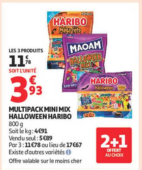 MULTIPACK MINIMIX HALLOWEEN HARIBO
