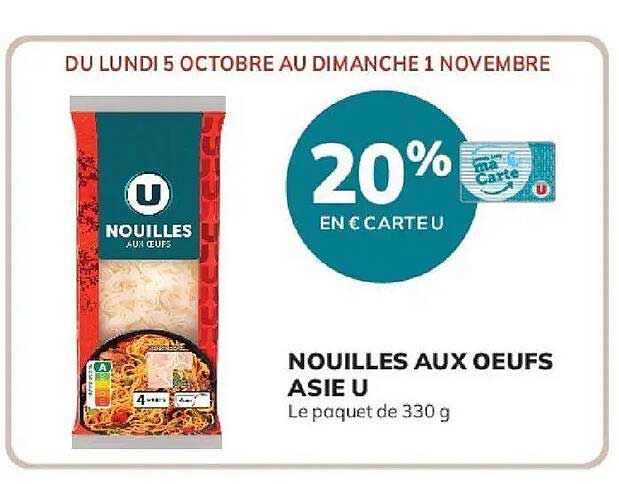 NOUILLES AUX OEUFS ASIE U