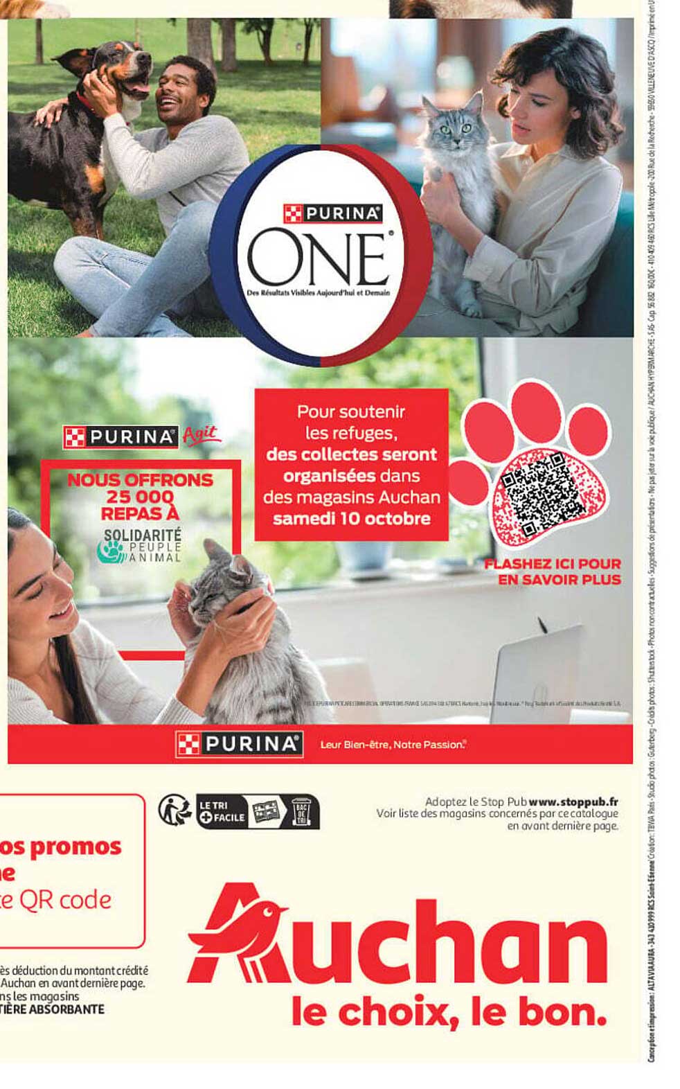 NOUS OFFRONS 25 000 REPAS À SOLIDARITÉ PEUPLE ANIMAL