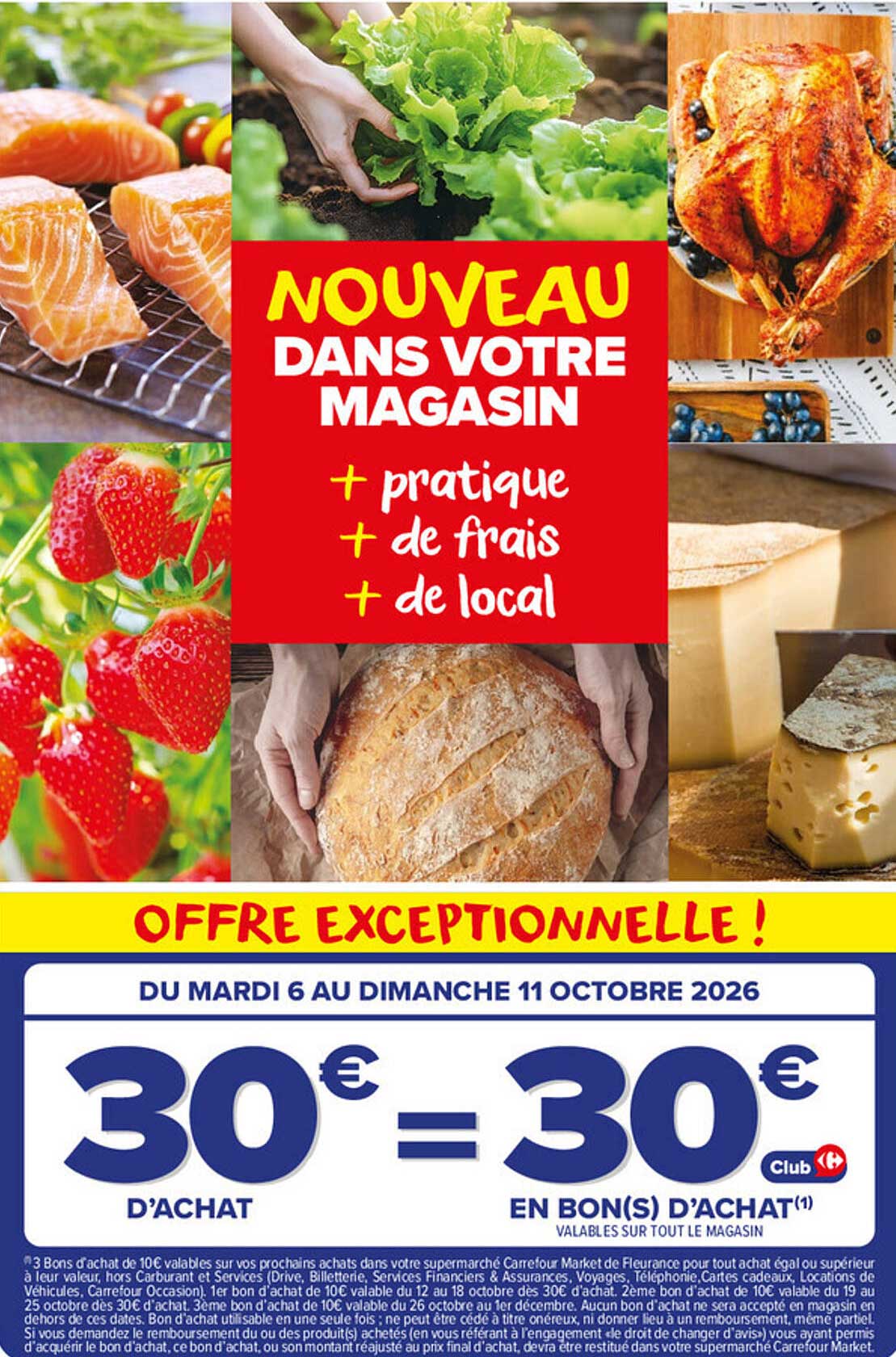 NOUVEAU DANS VOTRE MAGASIN + pratique + de frais + de local