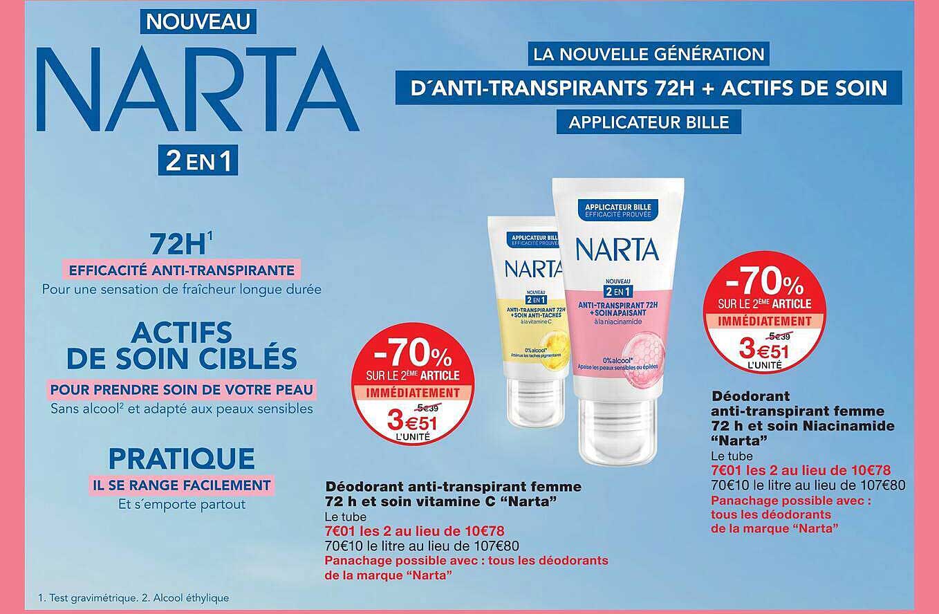 NOUVEAU NARTA 2 EN 1