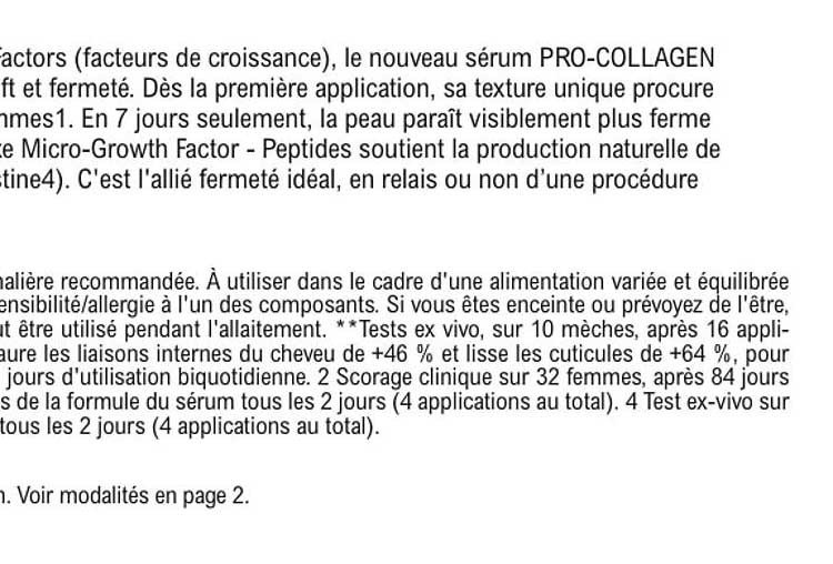 nouveau sérum PRO-COLLAGEN
