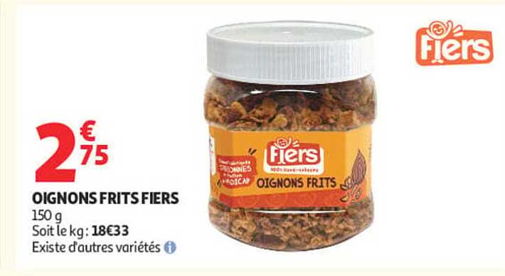 OIGNONS FRITS FIERS