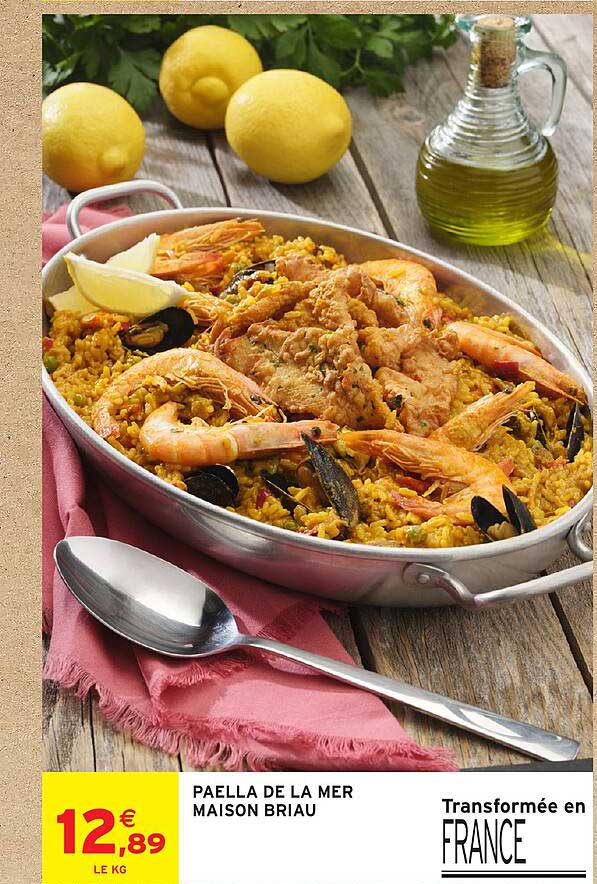PAELLA DE LA MER MAISON BRIAU
