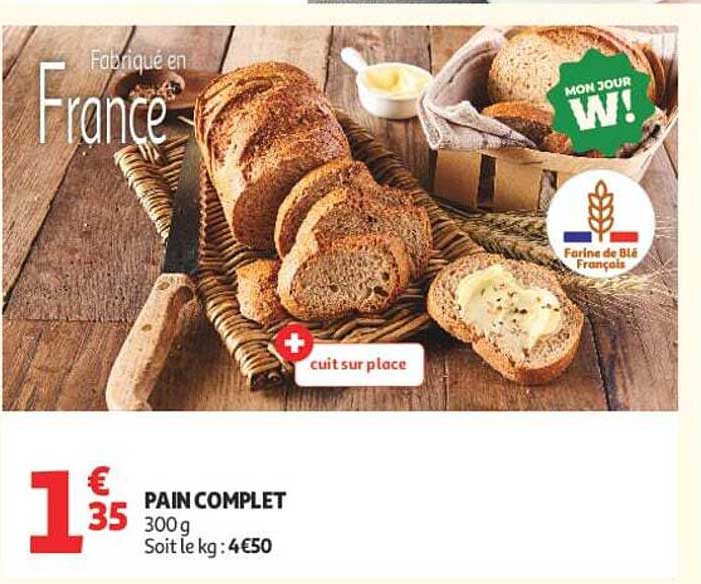 PAIN COMPLET 300 g