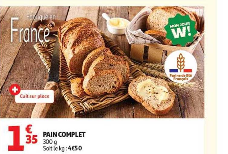 PAIN COMPLET 300 g