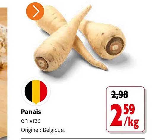 Panais en vrac
