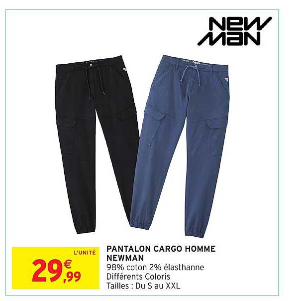 PANTALON CARGO HOMME NEWMAN