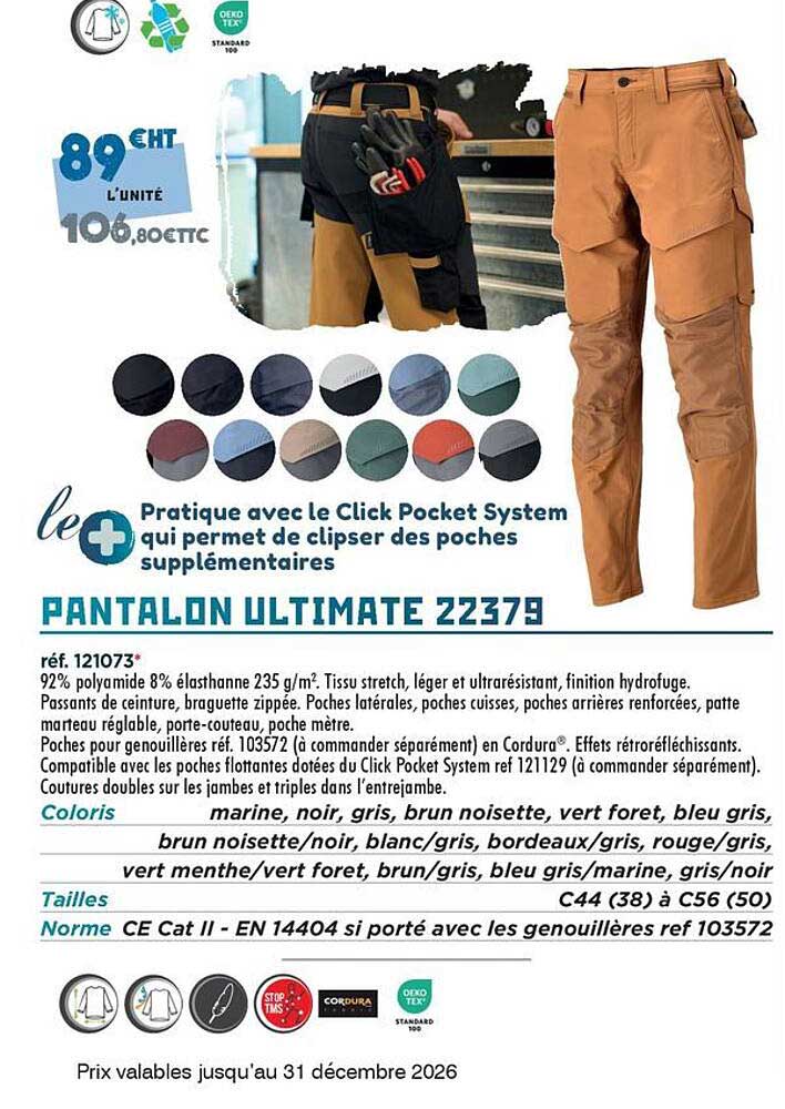 PANTALON ULTIMATE 22379