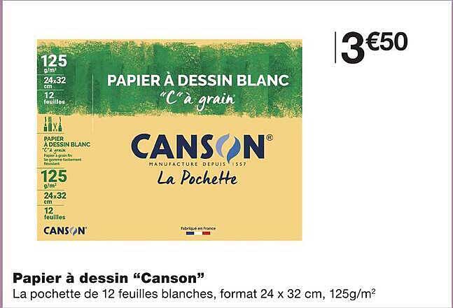 Papier à dessin “Canson”