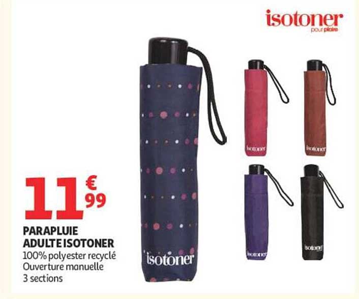 PARAPLUIE ADULTE ISOTONER